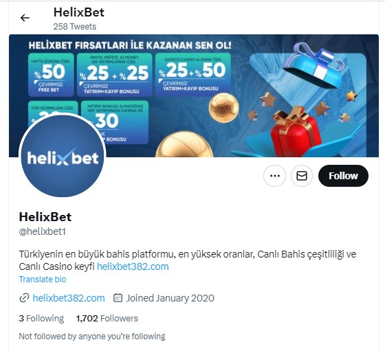 Helixbet Twitter