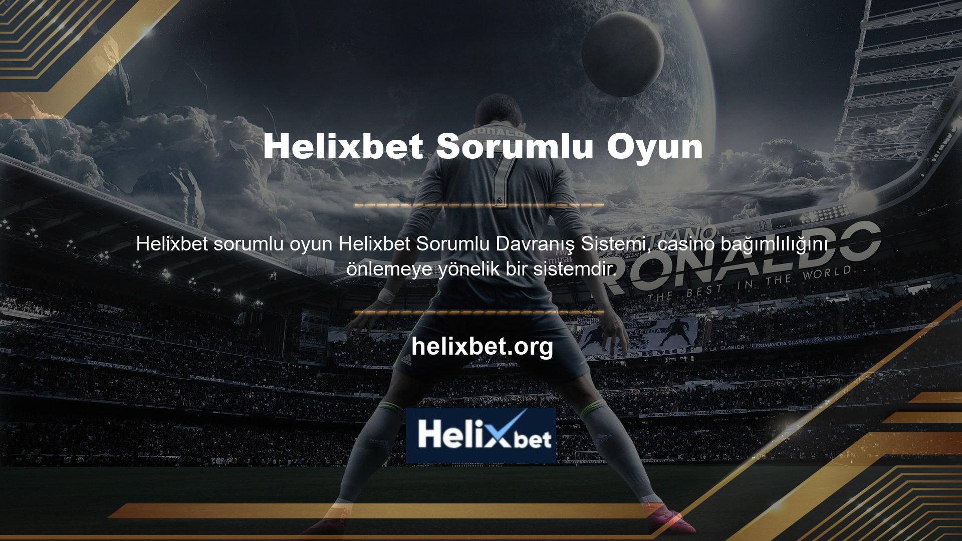 Casino ve canlı casino oyunlarını sadece eğlence olarak gören, kullanıcıları aşırı durumlarda uyarmayı ve onlara yardım etmeyi teklif eden bir sistem
